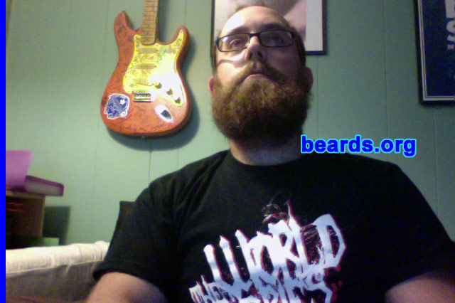 Joe B.
Bearded since: 2006. I am a dedicated, permanent beard grower.

Comments
I grew my beard initially, because it was metal. Now it's just a way of life. Also, I hate shaving.  So it's much easier to let it grow naturally.

How do I feel about my beard? I feel proud of this beard. It has done me well. I spent a little more time grooming and shaping than usual. I will soon trim it down and start over again. It will be sad to see it go, but I look forward to growing it again and becoming a more experienced beard grower.
Keywords: full_beard