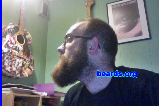 Joe B.
Bearded since: 2006. I am a dedicated, permanent beard grower.

Comments
I grew my beard initially, because it was metal. Now it's just a way of life. Also, I hate shaving.  So it's much easier to let it grow naturally.

How do I feel about my beard? I feel proud of this beard. It has done me well. I spent a little more time grooming and shaping than usual. I will soon trim it down and start over again. It will be sad to see it go, but I look forward to growing it again and becoming a more experienced beard grower.
Keywords: full_beard