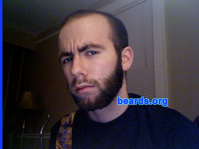 Adam
Bearded since: 2007.  I am an occasional or seasonal beard grower.

Comments:
I grow it out every once in a while.  But without it, I look like I'm about ten.

How do I feel about my beard?  The beard itself looks good.  But because of my age, my mustache isn't as thick as it should be.
Keywords: full_beard