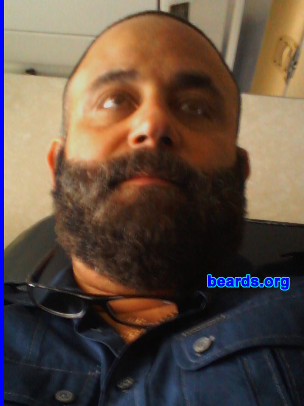 Angel
Bearded since: 2004, but trim it regularly. I am a dedicated, permanent beard grower.

Comments:
I grew my beard because I love to have hair on my face. I also like it bushier, since it's different than everyone else.

How do I feel about my beard? Love it.
Keywords: full_beard