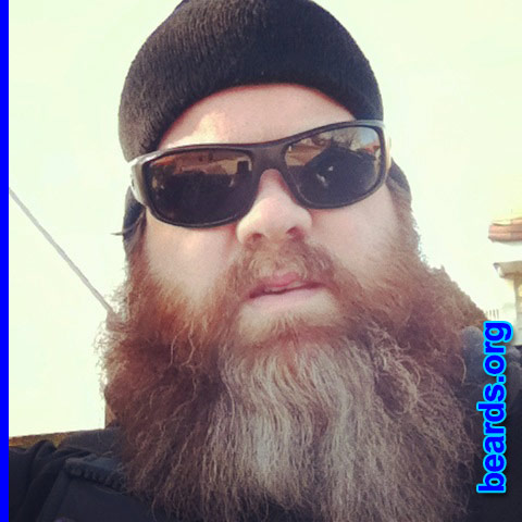 Brian N.
Bearded since: 2012. I am a dedicated, permanent beard grower.

Comments:
Why did I grow my beard? I started growing out my beard at first to see how long it would have to be to annoy my wife.  She always said she didn't mind my beard as long as it's trimmed. Then she and my son watched Whisker Wars and started to encourage me to grow it longer.

How do I feel about my beard? I like it! I think it makes me look better!
Keywords: full_beard
