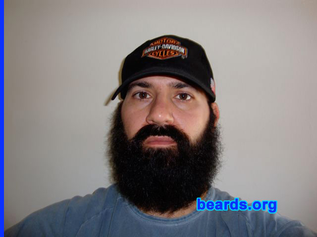 Enzo
I am an occasional or seasonal beard grower.

Comments:
This year is different from years prior. Let the beard grow five months without a trim. Then took half off before shaving it all.

How do I feel about my beard? GOOD!
Keywords: full_beard