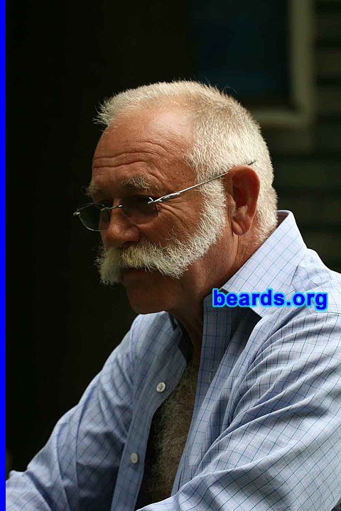Paul
Bearded since: 1958.  I am a dedicated, permanent beard grower.

Comments:
I grew my beard because I was tired of shaving the face.

How do I feel about my beard? By now I really like the mutton chops best. 
But have tried every beard in all these years.  I will have facial hair for the rest of my life...if it grows. 
:o)
Keywords: mutton_chops