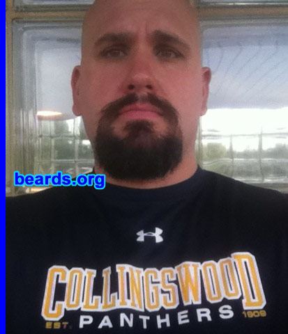 Ryan G.
Bearded since: 2005. I am an occasional or seasonal beard grower.

Comments:
I grew my beard because I lost all the hair on top of my head and needed it somewhere.

How do I feel about my beard? Love it!
Keywords: goatee_mustache