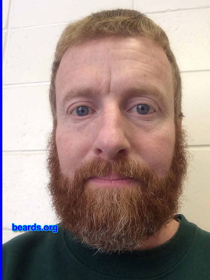 Wayne
Bearded since: November 2013. I am an occasional or seasonal beard grower.

Comments:
Why did I grow my beard? I grew my beard this time for my two young boys. They asked me to let it grow until Christmas 2013 which was about eight weeks away. I told them if I have it that long that I may keep it a little longer!! I have a little white coming in but I enjoy having it!! I hate shaving all the time!!

How do I feel about my beard? I enjoy having it!! Some items that I eat I cut a little smaller. I get some nice compliments.  But some people are beard people and some hate beards!!
Keywords: full_beard