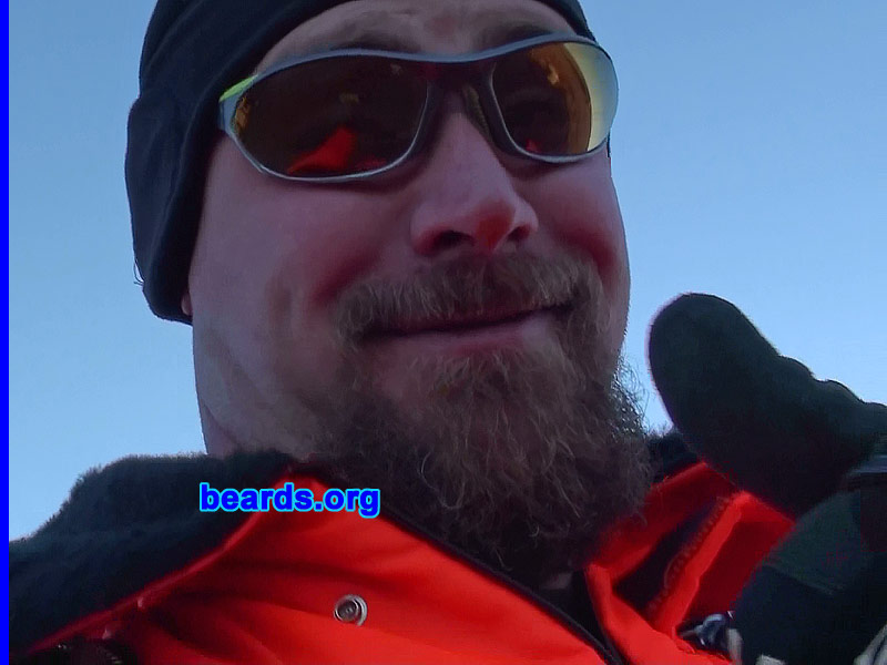 Alex
Bearded since: 2000. I am an occasional or seasonal beard grower.

Comments:
I grew my beard to help keep my face warm during the cold winter months.

How do I feel about my beard? I love my beard!
Keywords: goatee_mustache