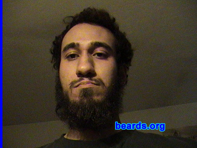 Mario
Bearded since: 2010.  I am an occasional or seasonal beard grower.

Comments:
I grew my beard because I wanted to try it out since I finally can.

How do I feel about my beard? I like it, kind of curly, thin.
Keywords: full_beard