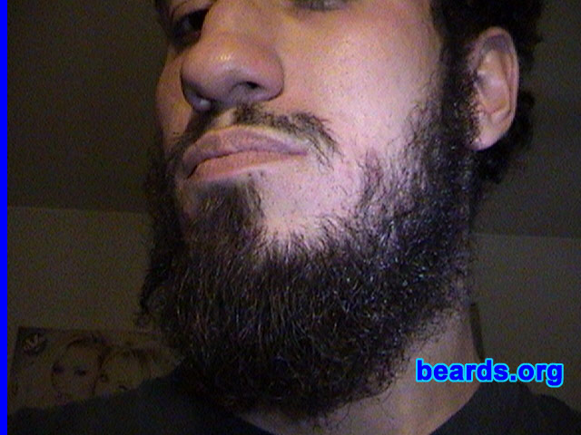 Mario
Bearded since: 2010.  I am an occasional or seasonal beard grower.

Comments:
I grew my beard because I wanted to try it out since I finally can.

How do I feel about my beard? I like it, kind of curly, thin.
Keywords: full_beard