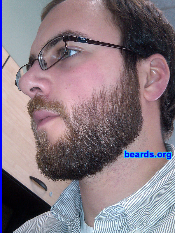 Matt
Bearded since: 2010.  I am an occasional or seasonal beard grower.

Comments:
I grew my beard for no shave November.

How do I feel about my beard? I am proud of the growth and hopeful some spots will fill in.
Keywords: full_beard