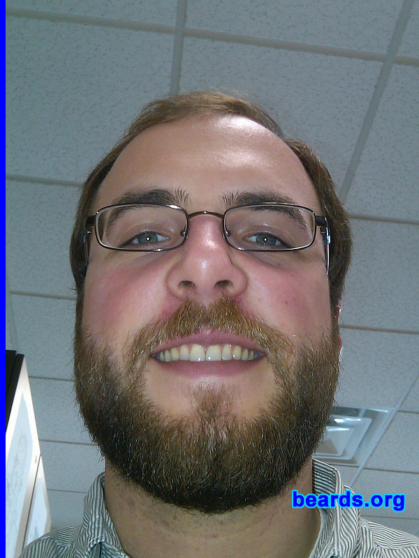 Matt
Bearded since: 2010.  I am an occasional or seasonal beard grower.

Comments:
I grew my beard for no shave November.

How do I feel about my beard? I am proud of the growth and hopeful some spots will fill in.
Keywords: full_beard