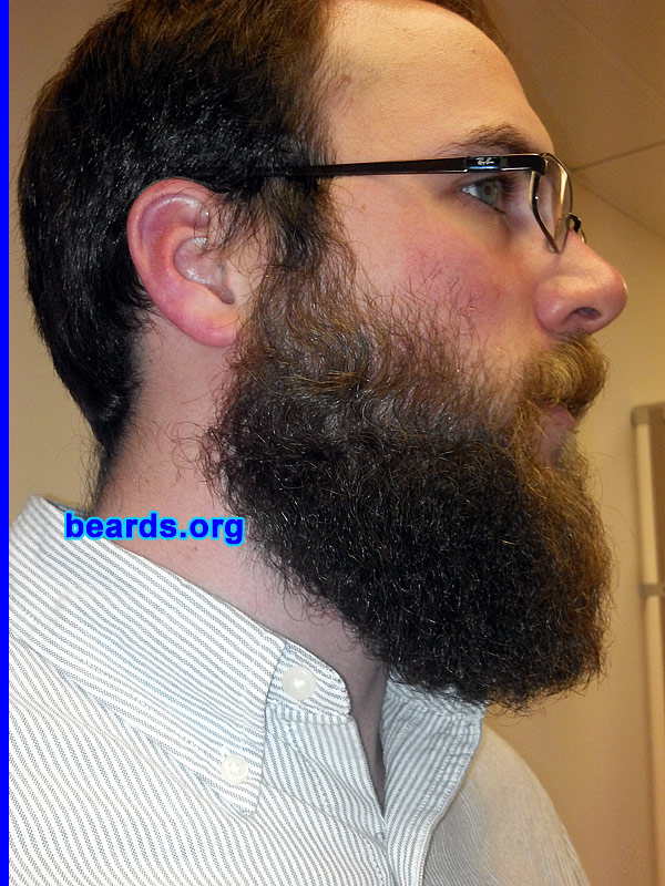 Matt
Bearded since: 2010. I am a dedicated, permanent beard grower.

Comments:
I grew my beard because I hate shaving.

How do I feel about my beard? I think it looks better longer.
Keywords: full_beard