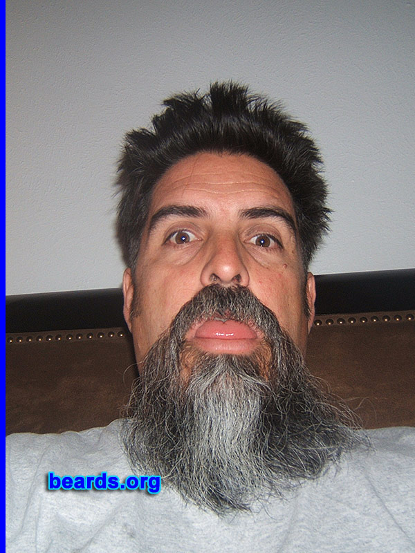 Reuben
Bearded since: 2007. I am a dedicated, permanent beard grower.

Comments:
Grew my beard on a dare and friends thought it was a good look!

How do I feel about my beard? I like the girls that it attracts! Funny how people have a strong reaction.
Keywords: goatee_mustache