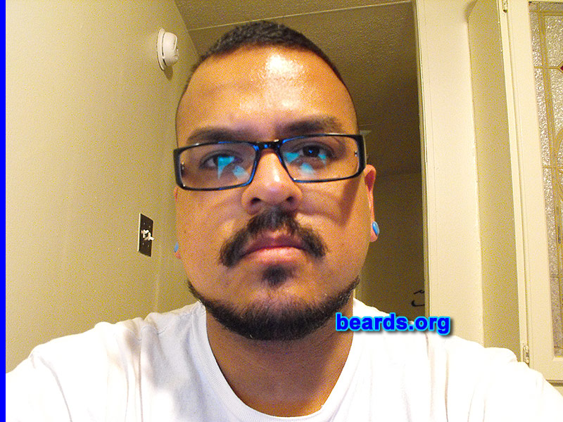 Roger
Bearded since: 2012. I am a dedicated, permanent beard grower.

Comments;
Why did I grow my beard? I was ready for a change once I got out of the Marine Corps.

How do I feel about my beard? I love it.
Keywords: goatee_mustache