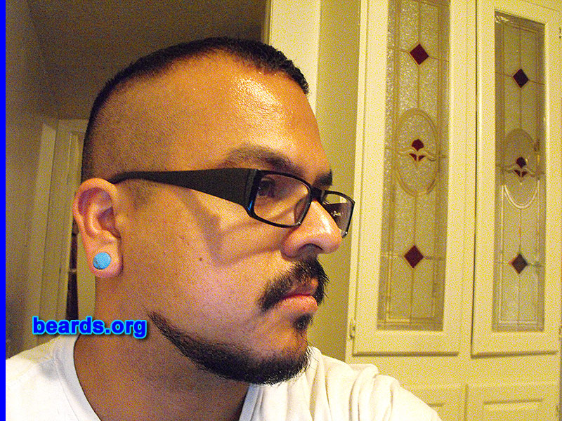 Roger
Bearded since: 2012. I am a dedicated, permanent beard grower.

Comments;
Why did I grow my beard? I was ready for a change once I got out of the Marine Corps.

How do I feel about my beard? I love it.
Keywords: goatee_mustache