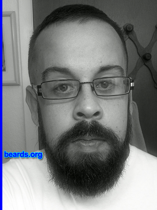 Ronnie S.
Bearded since: 2013. I am a dedicated, permanent beard grower.

Comments:
Why did I grow my beard? Wasn't sure if I could.  So I tried and came to find out I could.  Now it's here to stay.

How do I feel about my beard? I appreciate and like it very much!!
Keywords: full_beard