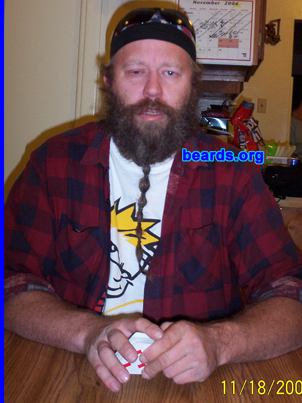 Ted
Bearded since: 1998.  I am a dedicated, permanent beard grower.

Comments:
I grew my beard because I was tired of shaving.  I look better with it. My girlfriend and kids love it.

How do I feel about my beard?  I love it and would feel naked without it. I don't know what I look like without it and don't care to know...  I doubt I will ever shave again...
Keywords: full_beard
