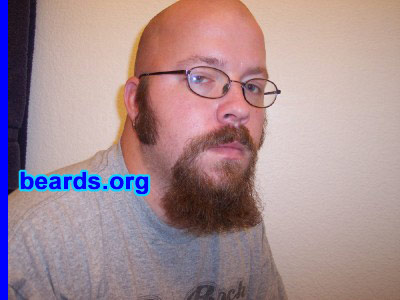 Joshua
Bearded since: 2004.  I am an experimental beard grower.

Comments:
I grew my beard because the Army would not let me.

How do I feel about my beard?  Content.
Keywords: goatee_mustache sideburns