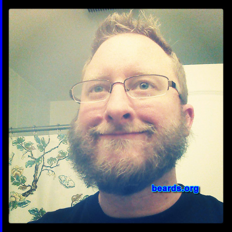 Brandon S.
Bearded since: 2011. I am a dedicated, permanent beard grower.

Comments:
Why did I grow my beard? To see if it could be done and because my wife loves my beard.

How do I feel about my beard? I love my beard.
Keywords: full_beard