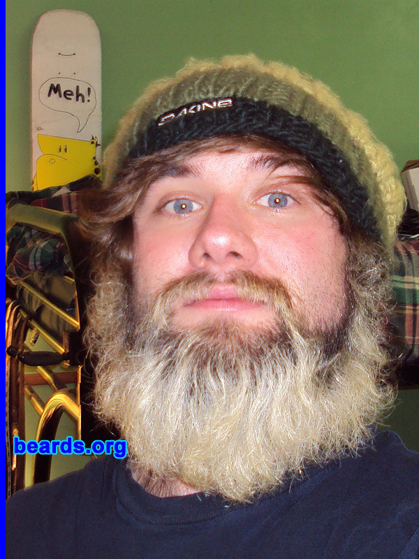 Cliff O.
Bearded since: 2004. I am an experimental beard grower.

Comments:
I grew my beard because I have the ability to grow a great beard and I did not want to waste it.

How do I feel about my beard? I feel that my beard is equal to that of the Holy Grail or the Fountain of Youth. Many people seek such glory, but few to none have attained it.
Keywords: full_beard