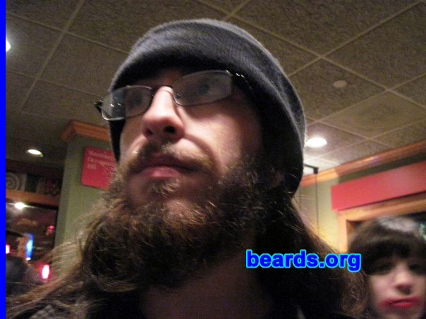Dan
Bearded since: 2008.  I am a dedicated, permanent beard grower.

Comments:
I grew my beard because beards are awesome, also, no more shaving.

How do I feel about my beard?  Feel good. It still needs more filling out in my opinion.
Keywords: full_beard
