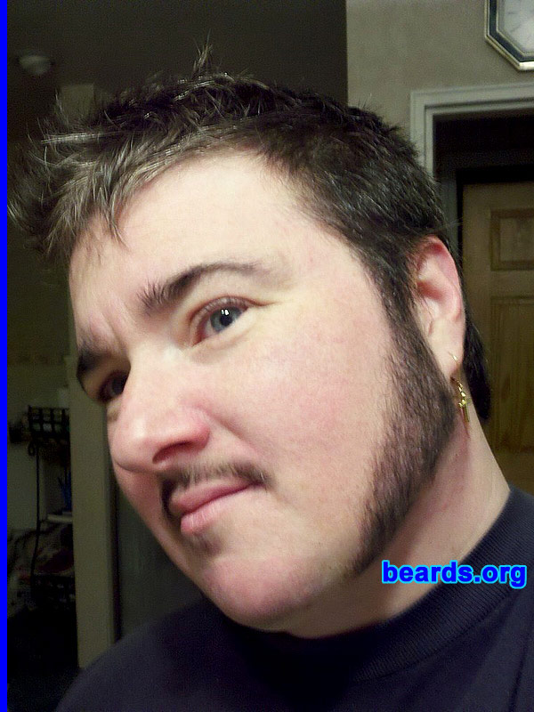Denny A. B.
Bearded since: February 14, 2011. I am an experimental beard grower.

Comments:
I grew my beard to radiate my masculinity.

How do I feel about my beard? It's soft and totally in.
Keywords: mutton_chops