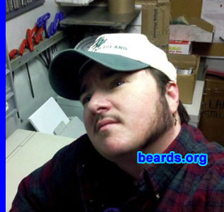 Denny A. B.
Bearded since: 2010. I am an occasional or seasonal beard grower.

Comments:
I grew my beard because I think it shows my character.

How do I feel about my beard? I love my beard.
Keywords: mutton_chops
