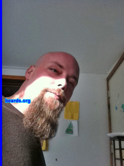 Dan H.
Bearded since: 2011. I am an occasional or seasonal beard grower.

Comments:
Hate shaving chin.

How do I feel about my beard?  It just happened as a result of not shaving my chin.
Keywords: goatee_mustache