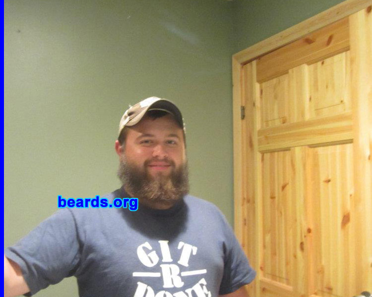 Dustin
Bearded since: 2007. I am a dedicated, permanent beard grower.

Comments:
I grew my beard because men are meant to have beards.

How do I feel about my bear? I love my beard.
Keywords: full_beard