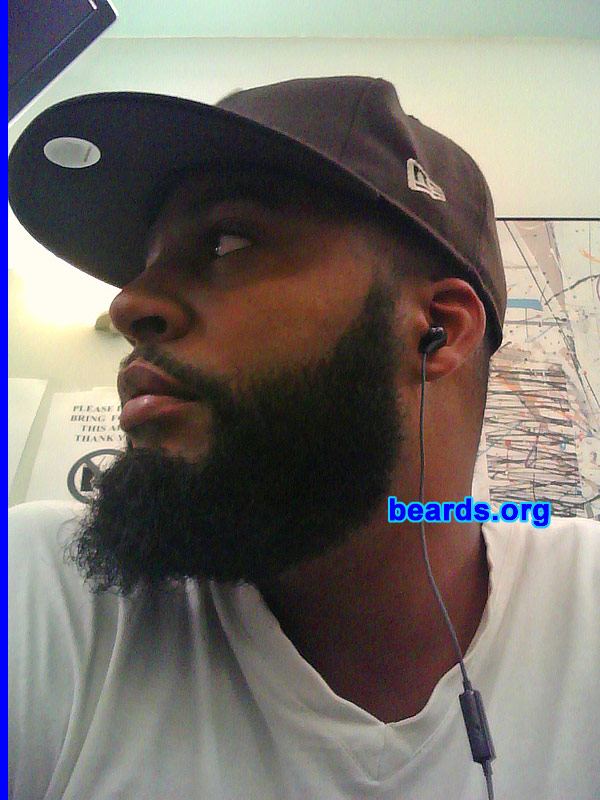 Frank
Bearded since: 2009. I am a dedicated, permanent beard grower.

Comments:
Why did I grow my beard? It's a staple in the city of Philadelphia, but when I moved New York City I had to take the Big Beard with me. Women of all ethnic backgrounds love and compliment it all the time. Big beard is in the building.

How do I feel about my beard? I love my beard. I keep it tight and sharp myself about every three-to-four days. 
Keywords: full_beard