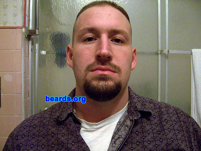 James
Bearded since: 2008.  I am an experimental beard grower.

Comments:
Why did I grow my beard?  I didn't, I grew a goatee.

How do I feel about my beard?  I like to believe that my goatee looks pretty good.
Keywords: goatee_mustache