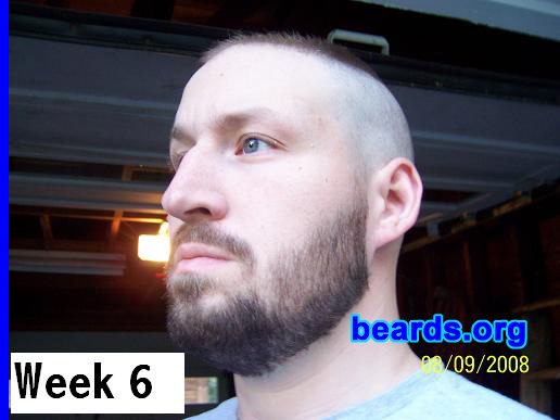 James
Bearded since: 2008.  I am an experimental beard grower.

Comments:
I always wanted to try a beard. I've always been clean shaven, mainly because of my type of work.

How do I feel about my beard?  I like it for the most part. It gets itchy at times, but my face is adjusting to it. I like how it feels and looks.
Keywords: full_beard