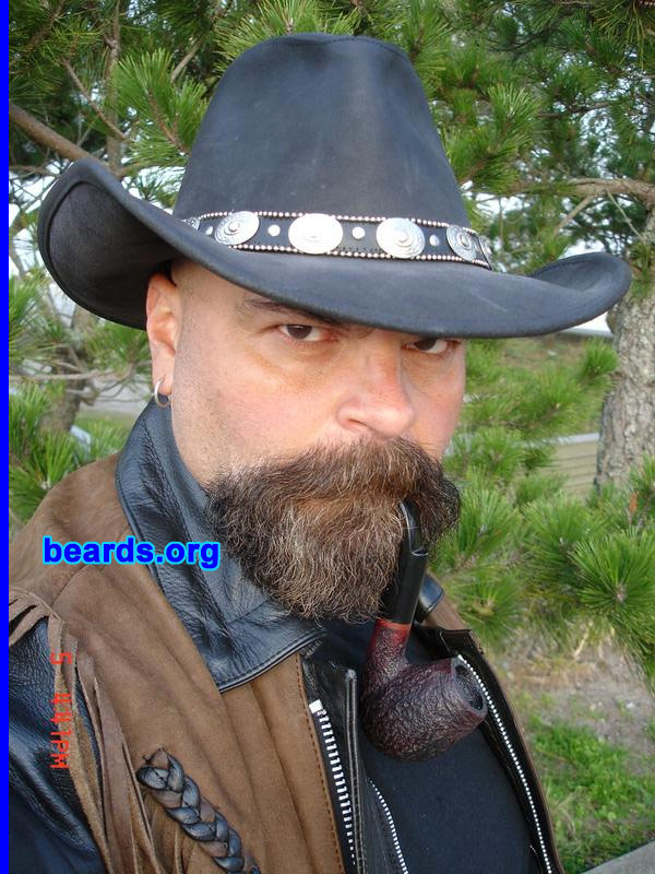 Joe
Bearded since: 1993.  I am a dedicated, permanent beard grower.

Comments:
I grew my beard because I like the looks.

How do I feel about my beard? Frequently change its appearance, but always have one.
Keywords: goatee_mustache