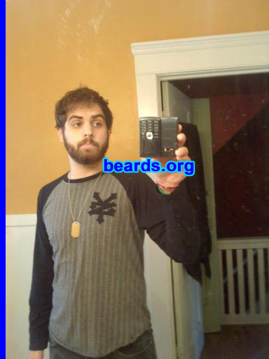 Justin
Bearded since: summer 2010. I am an experimental beard grower.

Comments:
I finally quit the job that made me cut it and I never stopped growing it!

How do I feel about my beard? I love it.  It provides great wind protection from the Buffalo, NY cold. It also is a hit with the LADIES. I will miss it when I shave it, but will be happy just to start again!
Keywords: full_beard