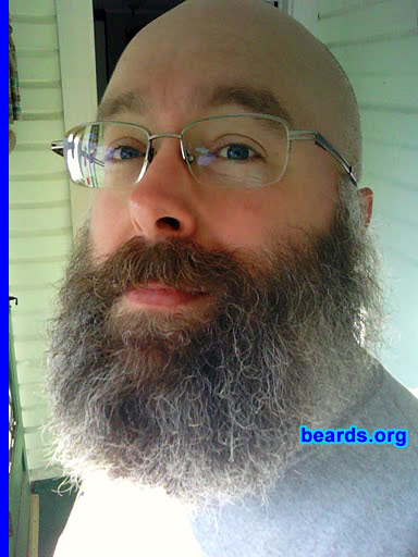 Jim W.
Bearded since: 2011. I am a dedicated, permanent beard grower.

Comments:
I grew my beard because I felt it was time. Always "tried" to grow one but could not get past the ten-day itch. A week before my forty-first birthday, I said, I need to do this.

How do I feel about my beard? I'm having so much fun with this beard I can't even put it into words. I'm not an attention-craving person by any means, but the attention my beard gets is kind of fun.
Keywords: full_beard