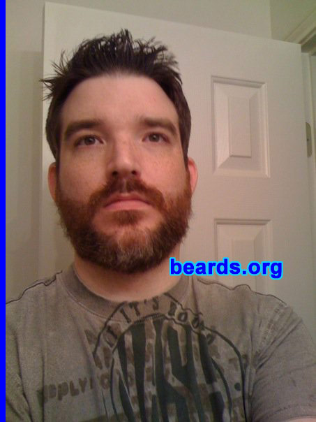 Johnathan
Bearded since: 2003.  I am a dedicated, permanent beard grower.

Comments:
I grew my beard because it makes me feel more manly.

How do I feel about my beard?  Not bad.  Wish it were fuller and thicker.
Keywords: full_beard