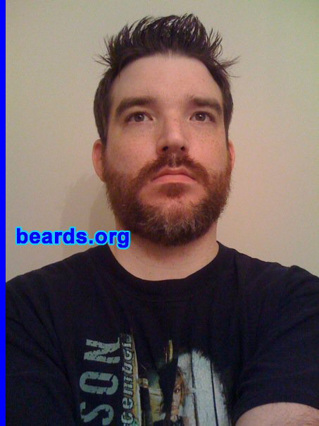 Johnathan
Bearded since: 2003.  I am a dedicated, permanent beard grower.

Comments:
I grew my beard because it makes me feel more manly.

How do I feel about my beard?  Not bad.  Wish it were fuller and thicker.
Keywords: full_beard