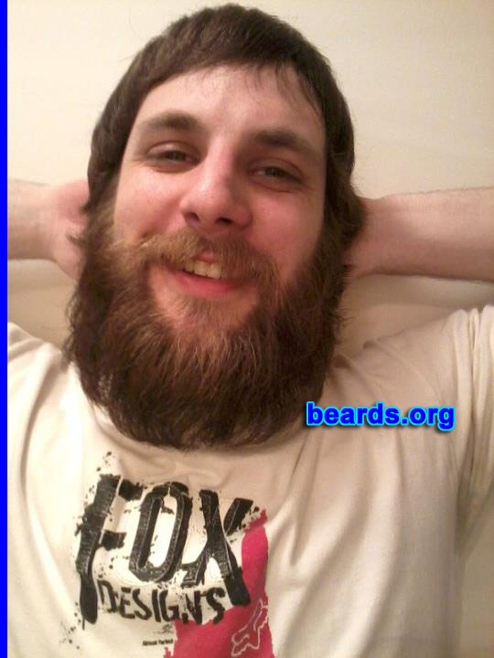 Jeremy B.
Bearded since: 2008. I am an occasional or seasonal beard grower.

Comments:
I grew a beard because not everyone can grow one.  So I might as well take advantage of that fact and throw it in other guys' faces.

How do I feel about my beard? I love my beard and the compliments I receive.
Keywords: full_beard