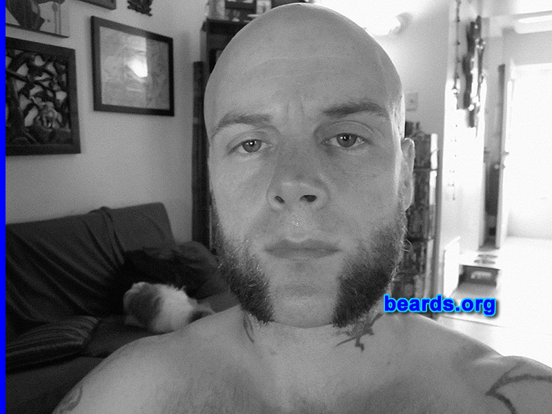 Lewis
Bearded since: 1995. I am a dedicated, permanent beard grower.

Comments:
Why did I grow my beard? Because it looks good and it makes me feel good.

How do I feel about my beard? I love my beard!
Keywords: mutton_chops