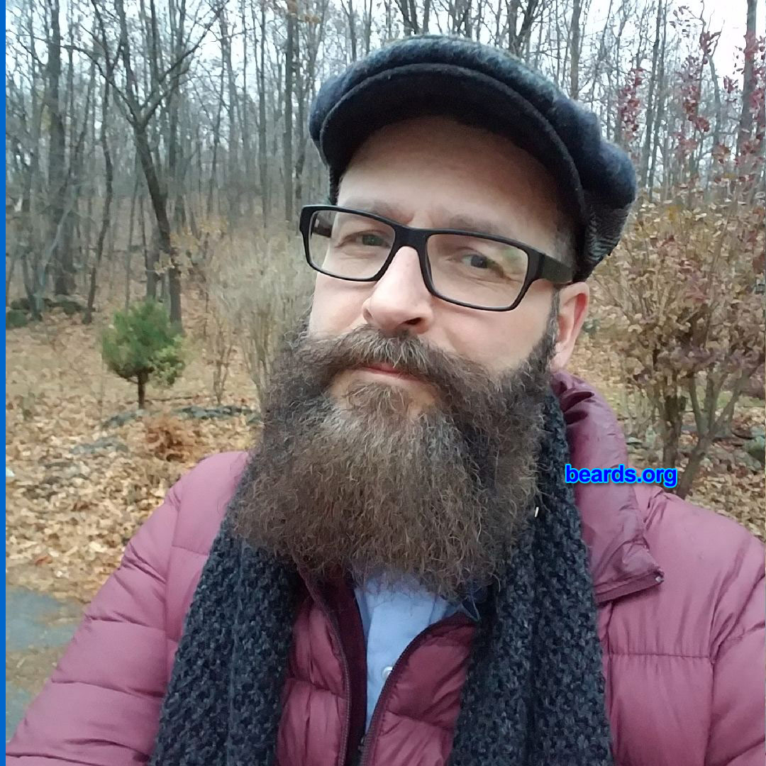 Mark
Bearded since: May 2015. I am an dedicated, permanent beard grower.

Comments:
Why did I grow my beard? Always wanted to...this time stayed dedicated to growing and keeping up with it.

How do I feel about my beard? Love my beard. Gives me confidence.
Keywords: full_beard