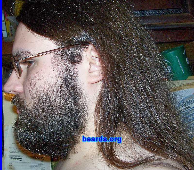 Patrick B.
Bearded since: 2008.  I am a dedicated, permanent beard grower.

Comments:
I grew my beard because beards are awesome.  I have been growing it since June 1, 2008. I grew my first beard at twenty-one, but it didn't look like much six years ago.  But now I've got more facial hair. I hate shaving. I love my beard.

How do I feel about my beard?  I feel great and I hope to keep my beard for the rest of my life.
Keywords: full_beard