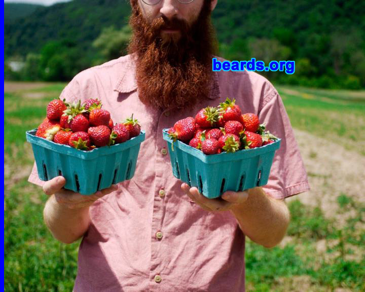 Patrick
Bearded since: 2002. I am a dedicated, permanent beard grower.

Comments:
I grew my beard because I like the soft feel it has, it keeps me warm in the winter, and I don't have to waste money on razor blades.

How do I feel about my beard? I feel pretty good about my beard. Last year I won a regional beard contest that I didn't even enter.  So I guess that makes the beard public approved as well! I was quoted in the newspaper once as the "nameless bearded man".
Keywords: full_beard