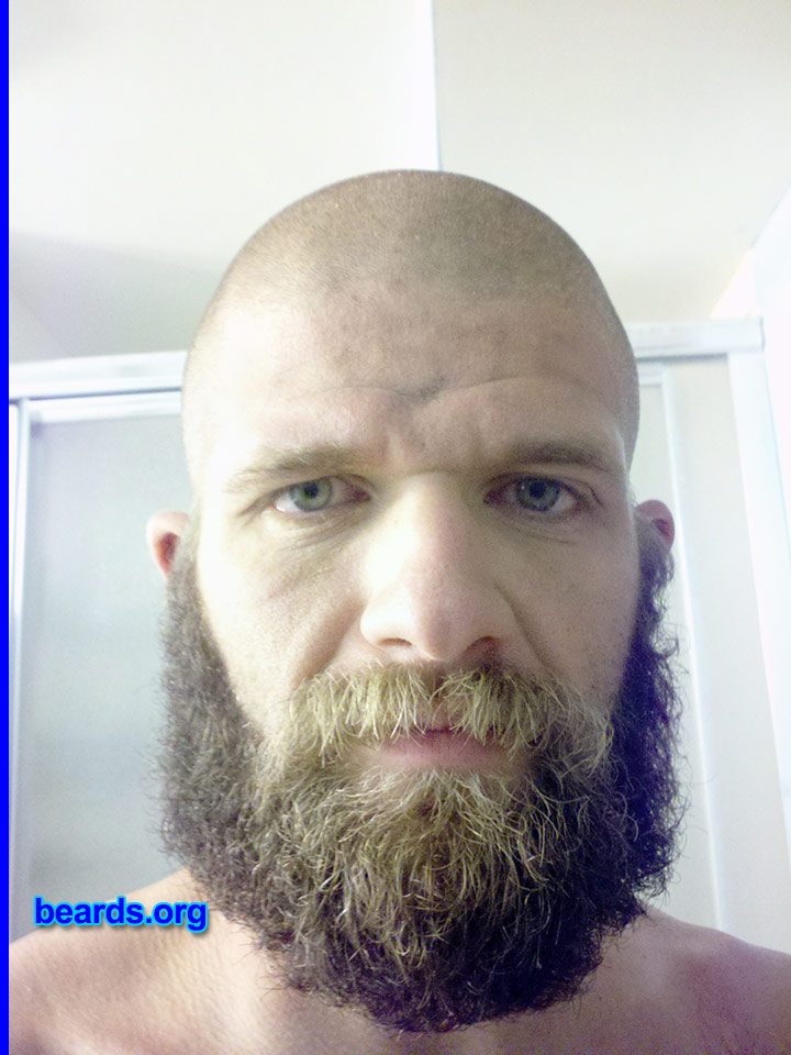 Patrick
Bearded since: 2013.  I am an experimental beard grower.

Comments:
Grew beard to run in the Buffalo Tough Mudder.

How do I feel about my beard/ Epic lol. It is amazing the comments you get from random people. Love it.
Keywords: full_beard