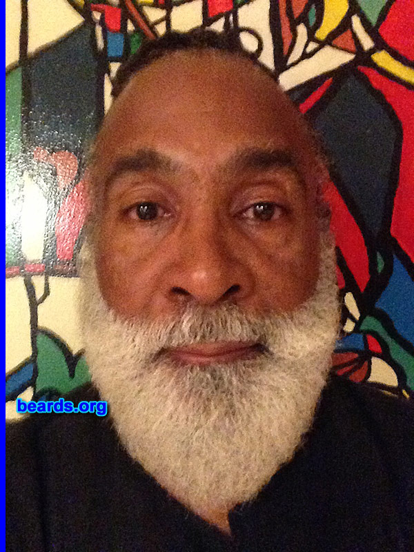 Reginald D.
Bearded since: March 2013. I am a dedicated, permanent beard grower.

Comments:
Why did I grow my beard? It's time to come alive with my glory.

How do I feel about my beard? I love it immensely. I will be now a permanent beard grower.  Look out, Santa Claus. :)
Keywords: full_beard
