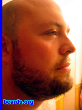 Shaun
Bearded since: 2009.  I am an experimental beard grower.

Comments:
I grew my beard originally just to grow a goatee. But I wanted to let it grow before I decided where to define the edges.  And in the process, I changed my mind and decided to go for a full beard.

How do I feel about my beard?  So far I'm pretty happy with it.  I wish it were a little thicker on my cheeks.  But overall I think it is coming in fairly evenly.
Keywords: full_beard