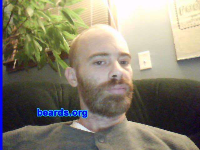 Todd
Bearded since: 2010.  I am an experimental beard grower.

Comments:
My son and I started growing on Halloween.

How do I feel about my beard?  I kind of like it. It's going to take some getting used to, but I think it's here to stay.
Keywords: full_beard