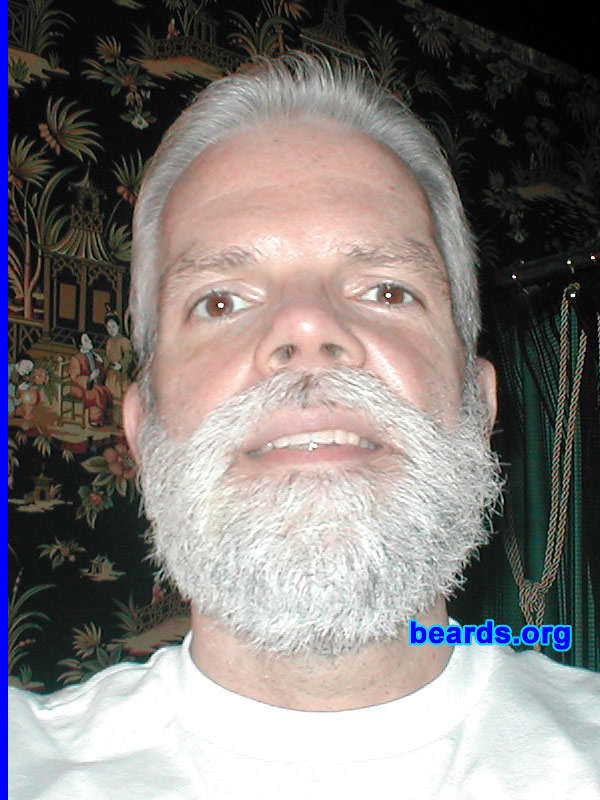 Tim F.
Bearded since: 1980, on and off. I am an occasional or seasonal beard grower.

Comments:
I grew my beard because I like the way that my beard feels and like the way it looks on me.

How do I feel about my beard? I love my beard.  Makes me feel manly and sexy.
Keywords: full_beard