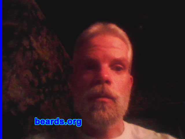 Tim F.
Bearded since: 1980, on and off. I am an occasional or seasonal beard grower.

Comments:
I grew my beard because I like the way that my beard feels and like the way it looks on me.

How do I feel about my beard? I love my beard.  Makes me feel manly and sexy.
Keywords: full_beard