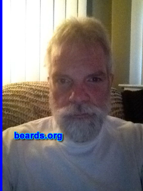 Tim F.
Bearded since: 2009. I am an occasional or seasonal beard grower.

Comments:
Why did I grow my beard? Love the way a beard feel. I feel it gives me some hidden security.

How do I feel about my beard? Love it.  Like to pet it throughout the day. It's like having a pet you can bring to work.
Keywords: full_beard