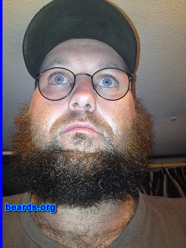 Wayne F.
Bearded since: 1999. I am a dedicated, permanent beard grower.

Comments:
Why did I grow my beard? I grew my beard because men have beards. It looks right on me. I feel dirty when I shave it off.

How do I feel about my beard? I think my beard makes me look burly and fits with my avid outdoor life. I don't intend to ever be clean shaven again.

