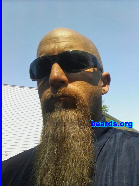 Bobby
Bearded since: 2010. I am a dedicated, permanent beard grower.

Comments:
I grew my beard because I wanted to see how long I could get it to grow.

How do I feel about my beard? Love it.
Keywords: goatee_mustache